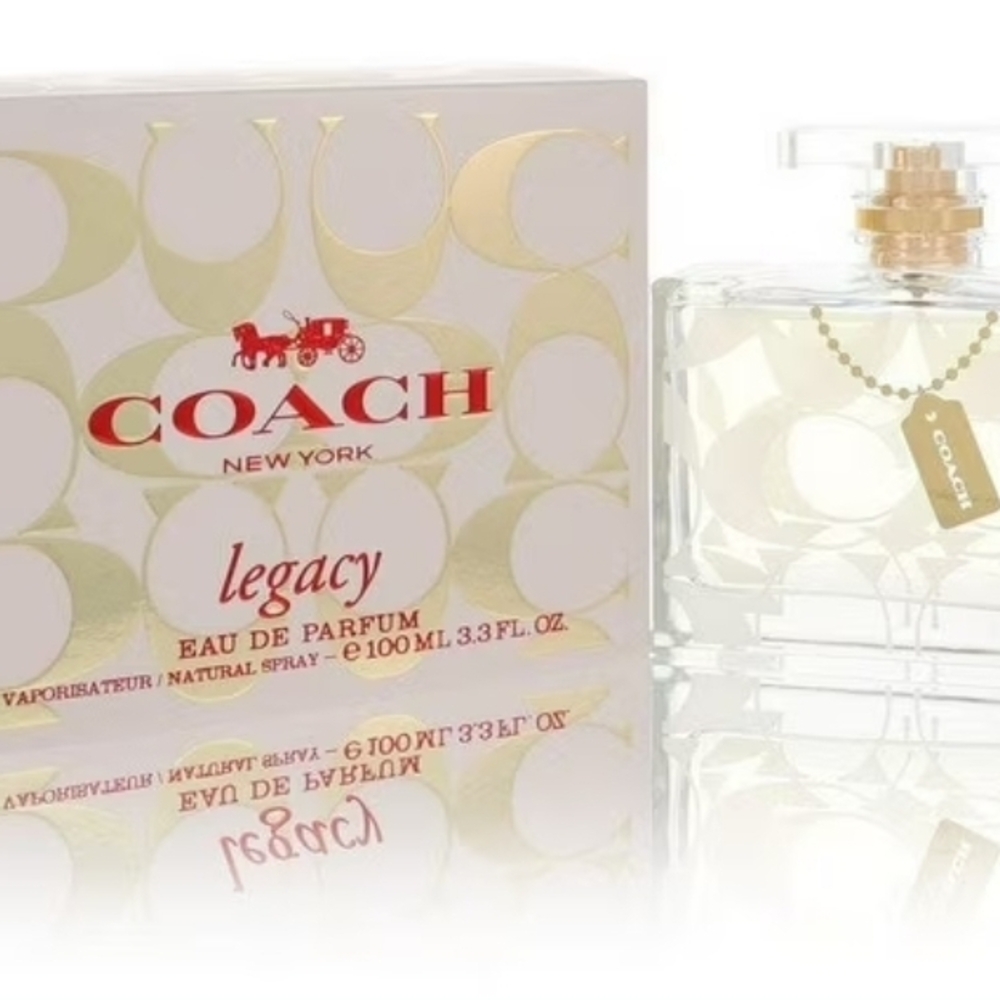 Coach Legacy Perfume with Gold Accents